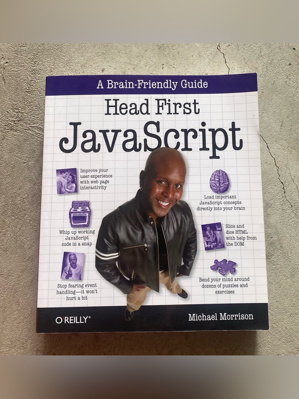 Head First JavaScript instructional book - msrp. $39.99